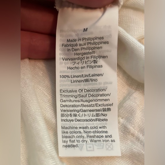 NWOT J. Crew White Eyelet Short Sleeve Top, Size Medium - Picture 10 of 12